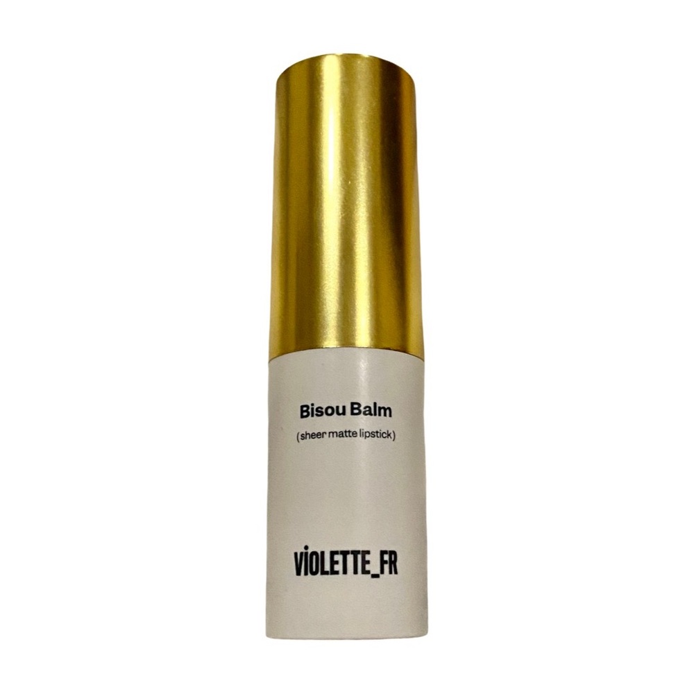 Violette_FR Bisou Balm Sheer Matte Lipstick - Gold and White